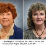 Left to Right: Carol Delville, PhD, RN, ACNS-BC and Glenda Joiner-Rogers, PhD, RN, ACNS-BC