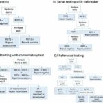 Figure 1. Flow charts of HIV testing strategies and algorithms used.